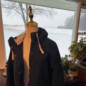 Northface blue rain jacket